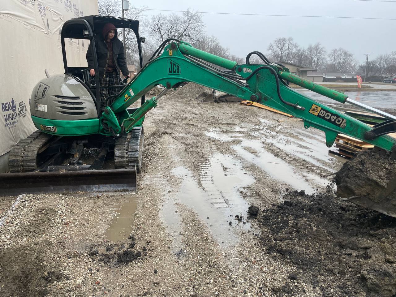 Drainage tile and French drain install in central Illinois — Brohez Trucking