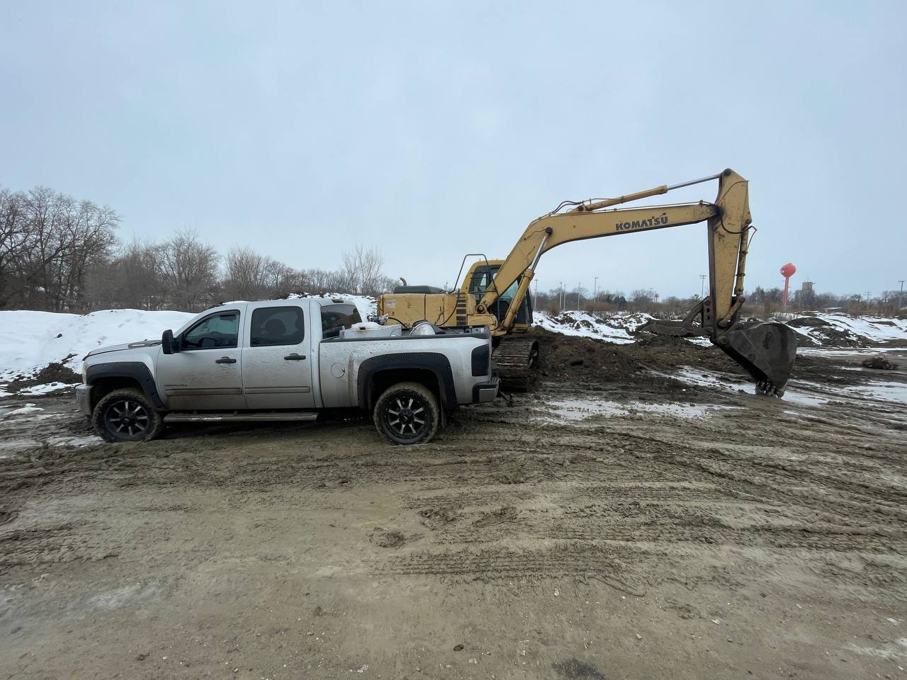 Foundation excavation and footing dig in central Illinois — Brohez Trucking