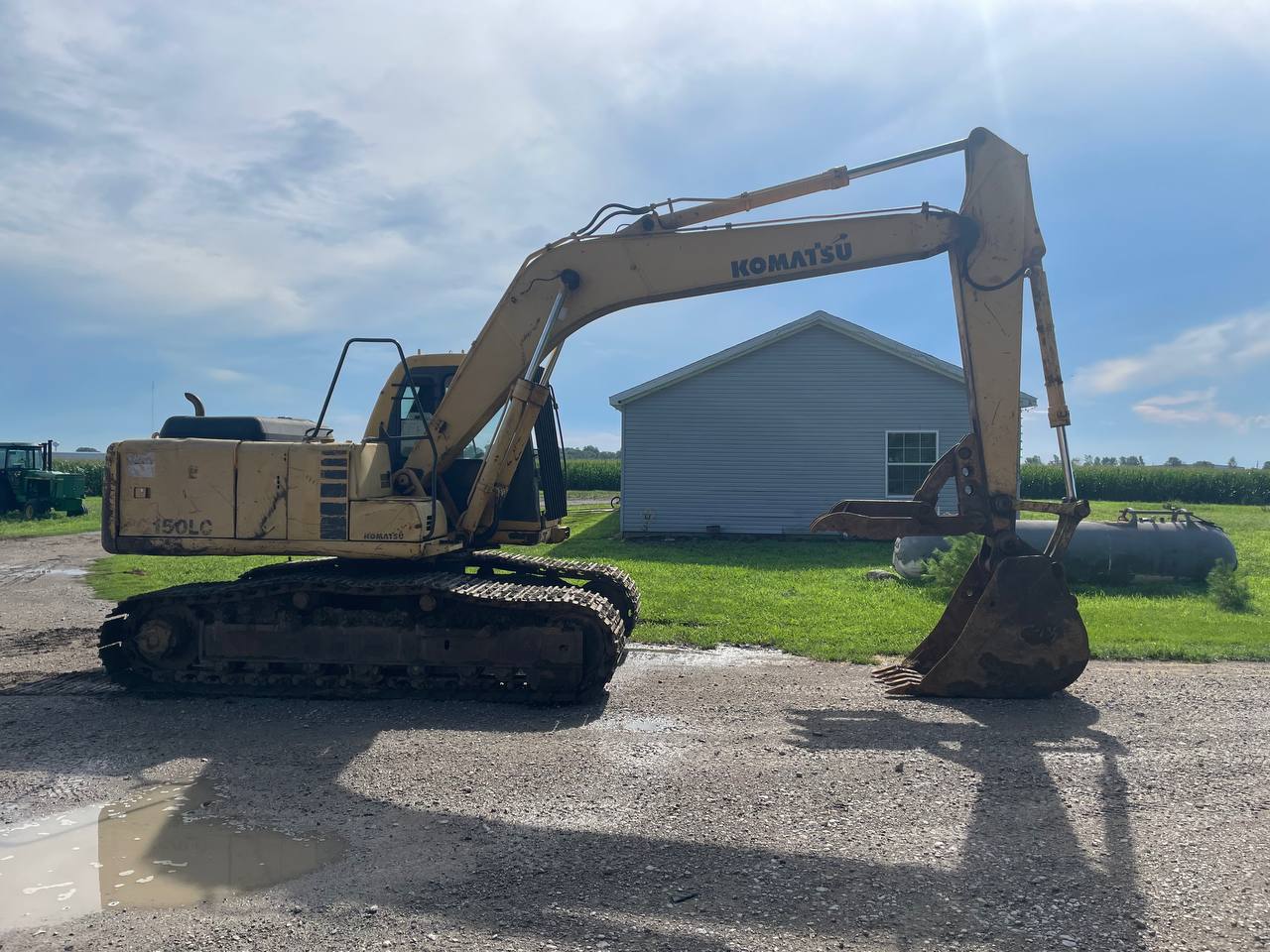 Komatsu PC150LC-6 excavator — Brohez Trucking Mattoon IL
